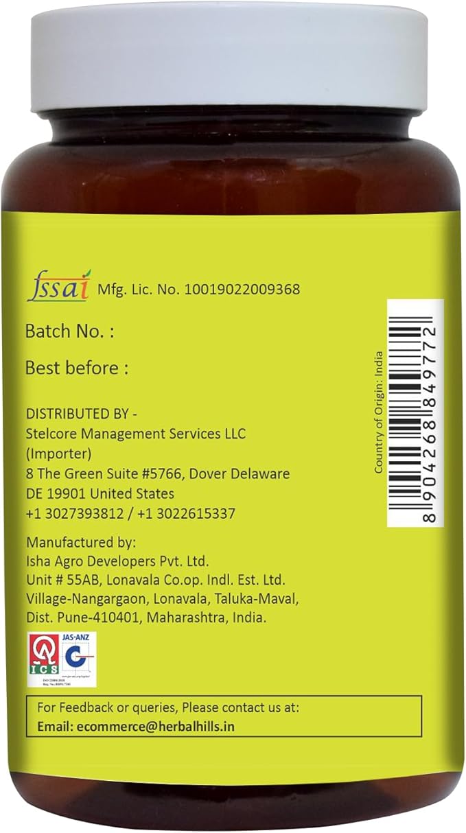 HERBAL HILLS Alfalfa Tablets | 120 Count | Source of Vitamin A | Natural Green Superfoods