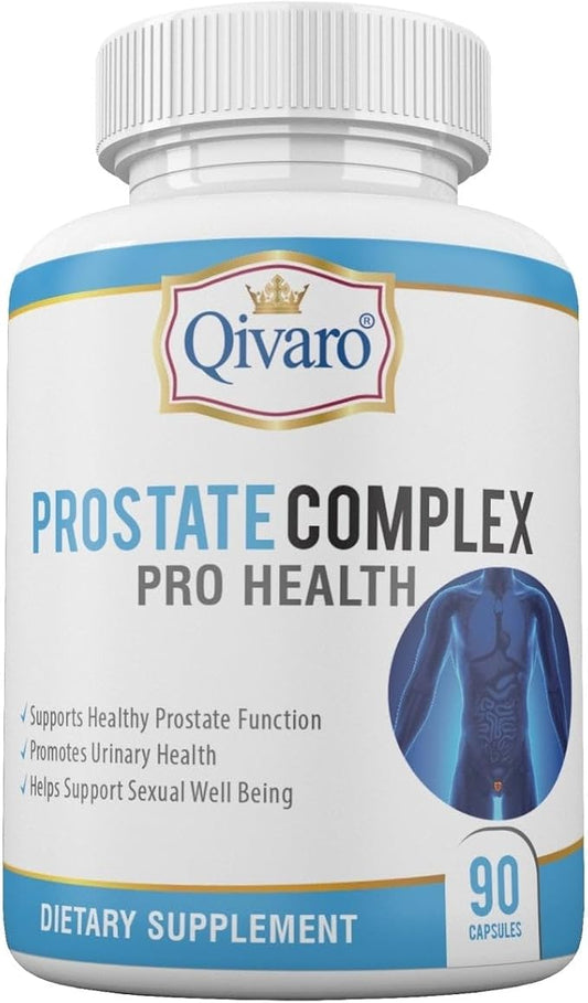 Prostate Complex for Men - Prostate Health Supplement with Saw Palmetto, Stinging Nettle, Selenium, Pygeum & Zinc - Prostate Herbal Complex - Non-GMO - Gluten Free - 90 Capsules