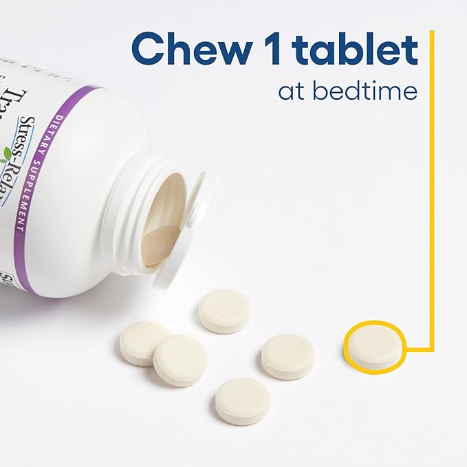 Natural Factors - Stress-Relax Tranquil Sleep - 60 Chewable Tablets