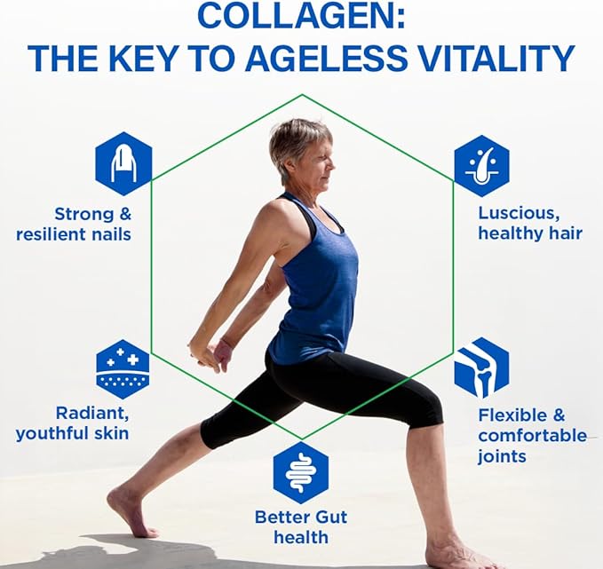 BioTrust Ageless Collagen Booster, Powerfully Support Beauty from Within, Plant-Based Collagen Builder, Glowing Skin, Gorgeous Hair, Beautiful Nails, Healthy Joints, 60 Capsules (30 Servings)