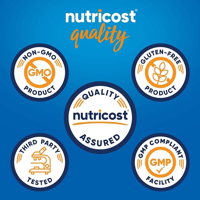 Nutricost Vitamin K2 (MK7) (100mcg) + Vitamin D3 (5000 IU) 120 Softgels - Gluten Free and Non-GMO