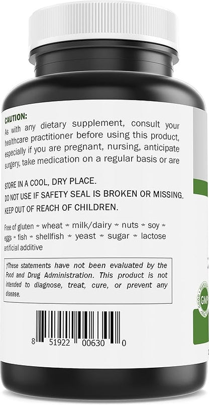 Brieofood Bilberry Extract 2000 mg per Serving 180 Capsules