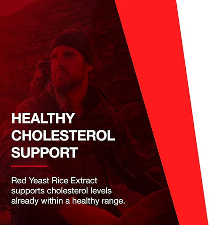 PROTOCOL FOR LIFE BALANCE Red Yeast Rice 600 mg - Made with Organic Red Yeast Rice - Dairy Free & Egg Free - 90 Veg Capsules