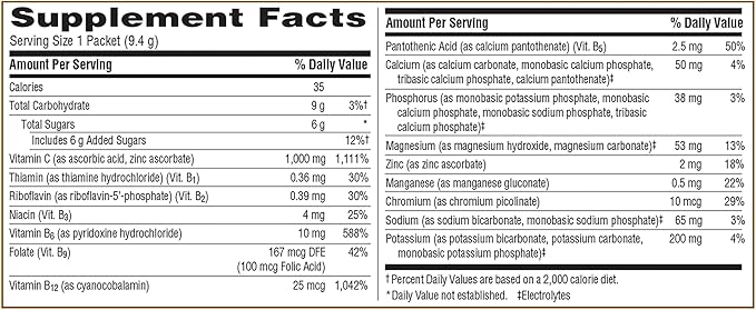 Emergen-C 1000mg Vitamin C Powder, with Antioxidants, B Vitamins and Electrolytes, Immunity Supplements for Immune Support, Caffeine Free Fizzy Drink Mix, Pink Lemonade Flavor - 30 Count