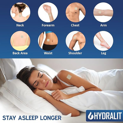 Sleep Patches for Adults Extra Strength Sleeping Aid Patch Melatonin Restful Nights Time-Released Formula Skin Jet Lag Travel Friendly Last All Night Men and Women Better Morning 72 Pack