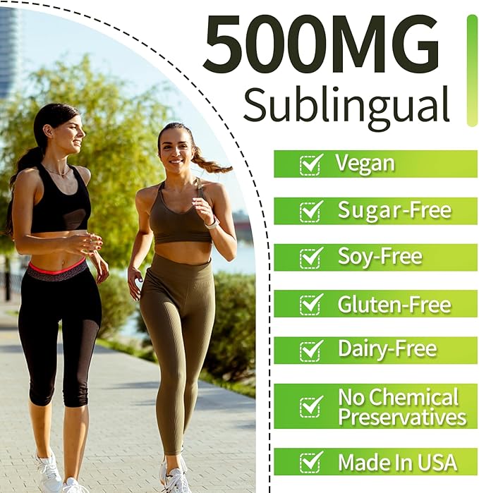 Sublingual NMNH 500mg (Dihydronicotinamide Mononucleotide) (480 Servings, NMNH 500mg per Serving) NAD Supplement to Boost NAD Levels as We Age, for Anti-Aging, Energy, Immunity, Focus - 480 Count