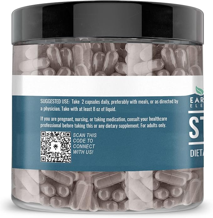 Earthborn Elements St. John’s Wort 200 Capsules, Pure & Undiluted, No Additives