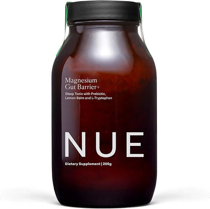 The Nue Co. Magnesium Gut Barrier+, Dietary Supplement, Sleep Tonic with Prebiotic, Supports Gut Lining, 200 Grams