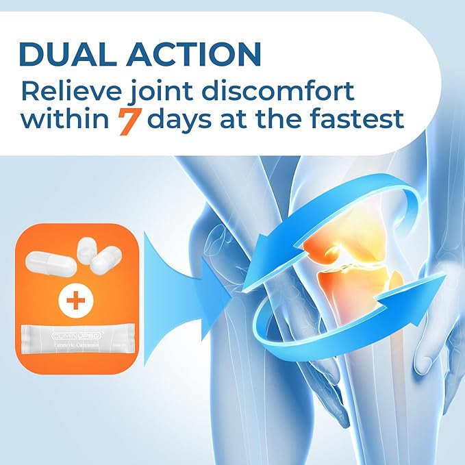 JointAlive Advanced Joint Support Supportment and Turmeric Powder, Glucosamine Chondroitin, Curcumin Drink Mix