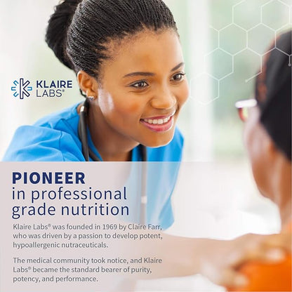 Klaire Labs Magnesium Chelate Powder - Fast-Dissolving 200 Milligrams High Absorption TRAACS Bisglycinate, Vegetarian & Hypoallergenic (120 Servings, 300 Grams)