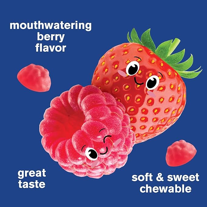 Elderberry Gummies for Kids with Vitamin C and Zinc - Antioxidant and Immune Support, Black Elderberry Dietary Supplement - Non GMO, Gluten Free,Vegan - Naturally Sourced Flavors - 60 Count