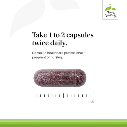 Terry Naturally Tart Cherry - Antioxidant Supplement to Support Healthy Uric Acid Balance & Joint Health - Nutritional Supplement - Dietary Supplement to Aid Recovery After Exercise - 120 Capsules