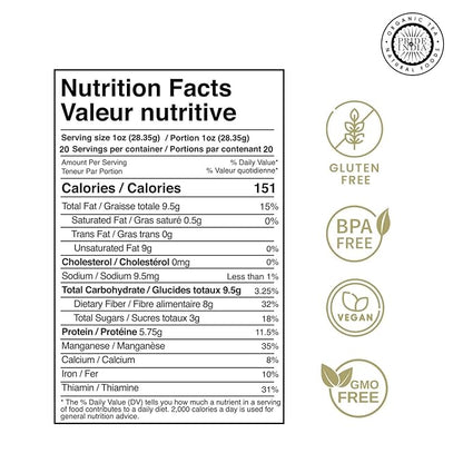 Pride Of India - PACK of 6 - Brown Flax Seed Omega-3 & Lignan Superfood, 1.25 lbs Jar