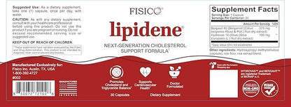 Cholesterol Support & Heart Health Supplement – Lipid Balance, Cardiovascular Function, Heart Health, Circulation and Arterial Wellness. Contains Bergamot & Olive Fruit Extract – 30 Capsules
