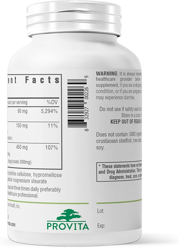 Magnesium Pro | Maximum Absorption with Calcium and B6, 450mg 90 CT