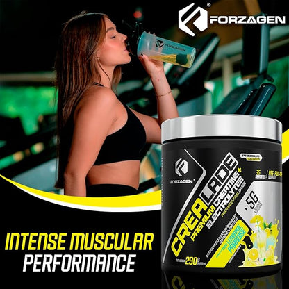 Forzagen CREA-Lade 35 Servings, Premium Creatine Monohydrate with Electrolytes Flavored Lemonade Paradise