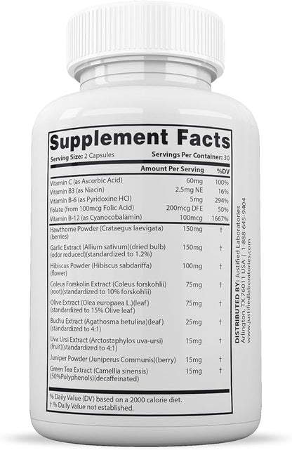 (2 Pack) Blood Balance Advanced Formula 688MG Formula Supplement Pills 120 Capsules
