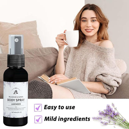 Magnesium Spray,Pure Magnesium Oil Spray,Magnesium Spray Vanilla Butter,Relaxation Stress （2pcs)