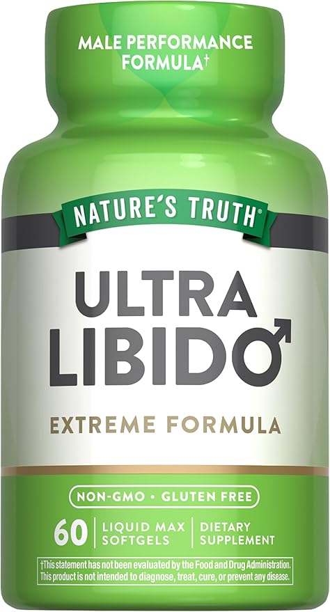 Nature's Truth Libido Supplement for Men | 60 Softgels | Non-GMO & Gluten Free Pills