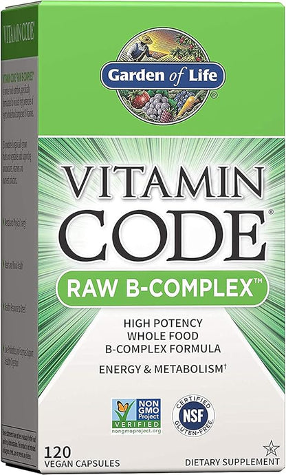 Garden of Life, Raw Vitamin Code B Complex, 120 Veggie Capsules