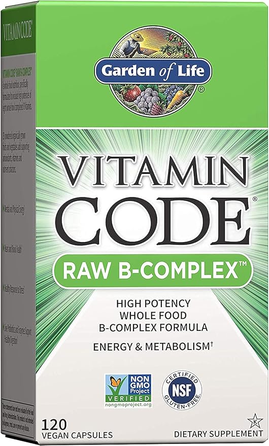 Garden of Life, Raw Vitamin Code B Complex, 120 Veggie Capsules