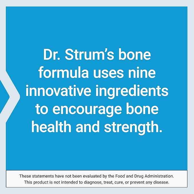Life Extension Dr. Strum's Intensive Bone Formula, Cissus quadrangularis, Calcium, Vitamin D3, K2, Magnesium, zinc, Potassium, Boron, Bone Health Support Formula, Gluten Free, Non-GMO, 300 Capsules