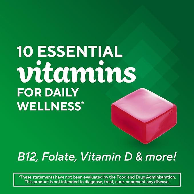 Vitafusion Soft Chews Daily Wellness Multi(1), Chewable Multivitamins for Adults, Individually Wrapped, Berry Fusion Flavor, 30 Chews, 30 Day Supply