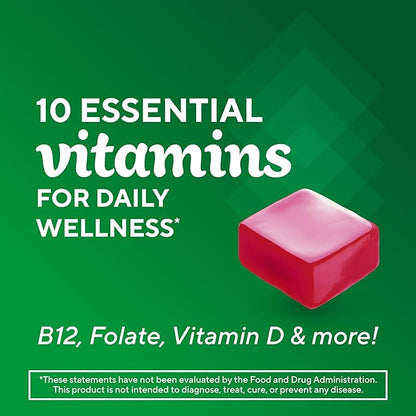 Vitafusion Soft Chews Daily Wellness Multi(1), Chewable Multivitamins for Adults, Individually Wrapped, Berry Fusion Flavor, 30 Chews, 30 Day Supply