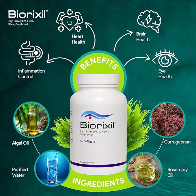 Vegan Omega 3 Supplement High Potency EPA DHA Omega 3 Supplement from Algae Oil Easy to Swallow Small Soft Gel Capsules.