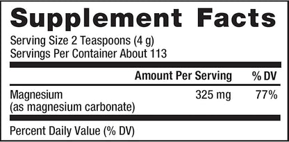 Natural Vitality Calm, Magnesium Citrate Supplement, Anti-Stress Drink Mix Powder, Gluten Free, Vegan, & Non-GMO, Orange, 16 oz