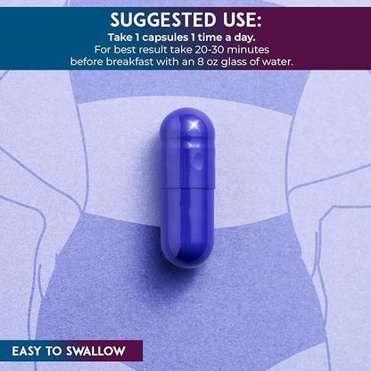 ULTRALIPO Natural Supplement for Overall Wellness and Health - 30 Day Supply, Convenient Once Daily Capsule - LIPOBLUE