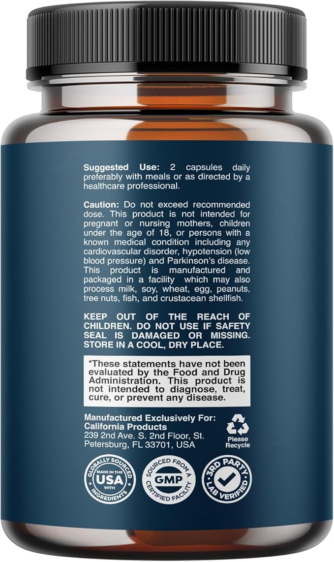 Prostate Support Supplement for Men, Pygeum with Pure Saw Palmetto Berries Extract Vitamins Zinc Plant Sterol Complex Easy Urinary Flow Mens Health