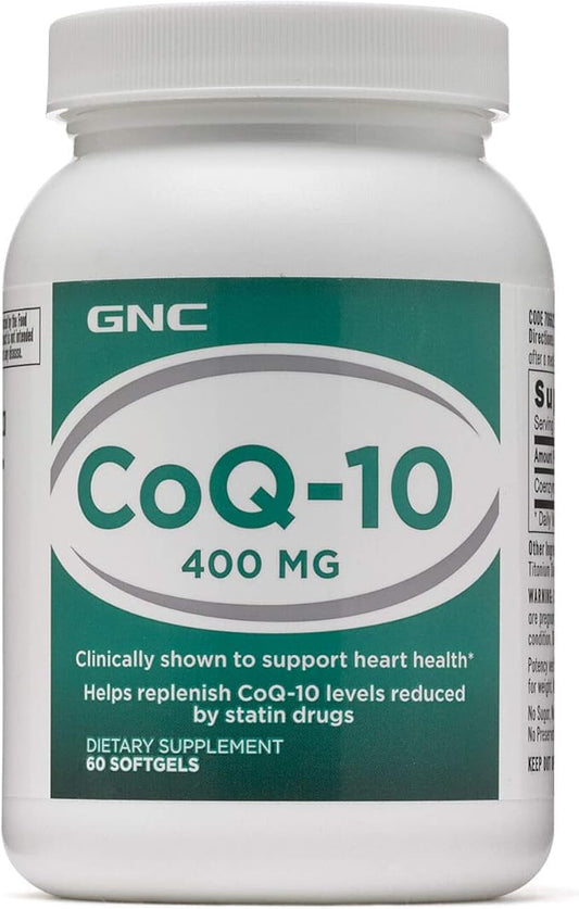 GNC CoQ-10 400mg | Supports Heart Health | 60 Count