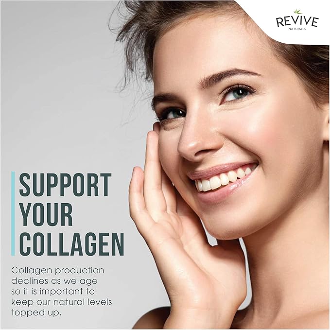 Revive Naturals Vanilla Multi Collagen Protein Powder - 400g - Unsweetened - 5 Types of Collagen Peptides - Hydrolyzed Grass Fed Bovine, Wild Caught Marine & Free-Range Chicken - Keto Approved