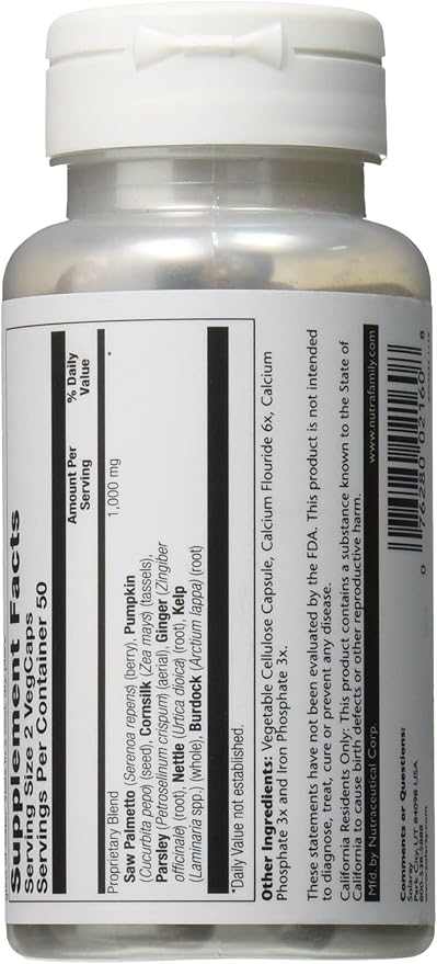 SOLARAY Prostate Blend SP-16 VCapsules | 100 Count