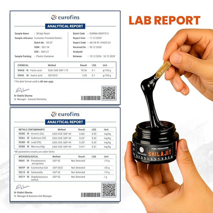 Natruveda Pure Himalayan Shilajit Resin | 90 Servings for Enhanced Energy, Fulvic Acid & 85+ Natural Trace Minerals | Pure Shilajit for Men & Women - 1.27 Oz