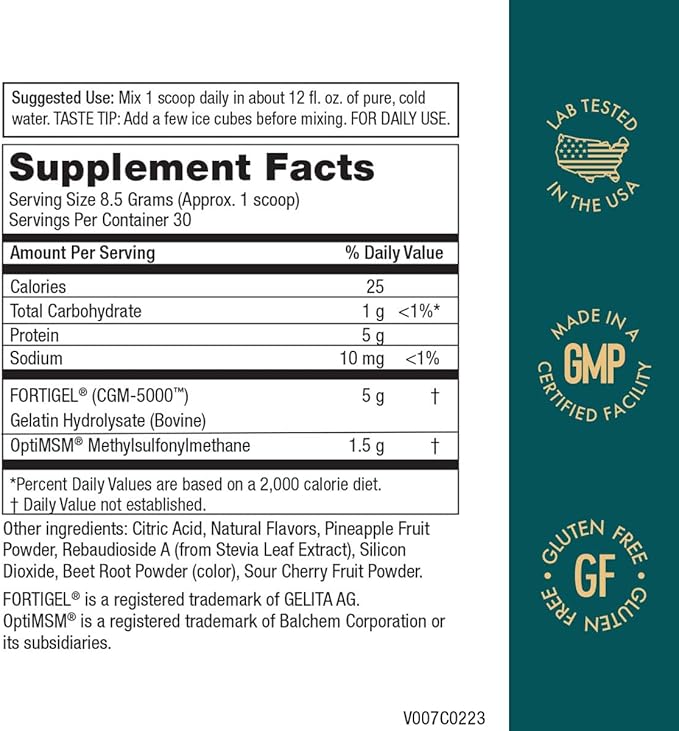Purity Products JointGel (Berry Flavor) + HA Joint Formula Bundle Bioactive Collagen Peptides + MSM - Supports Joint Function + Flexibility While Fortifying Joint Cartilage - Hyaluronic Acid +More