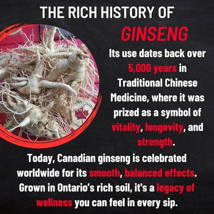 Canadian Ginseng Root Slices - Chew Raw/Make Ginseng Tea - Energy/Immunity/Focus