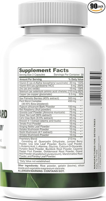 ProstaGuard Prostate Supplement - Prostate Supplements for Men with Saw Palmetto Extract, Pygeum Africanum, Beta Sitosterol and Zinc for Prostate Health & Urinary Tract Health