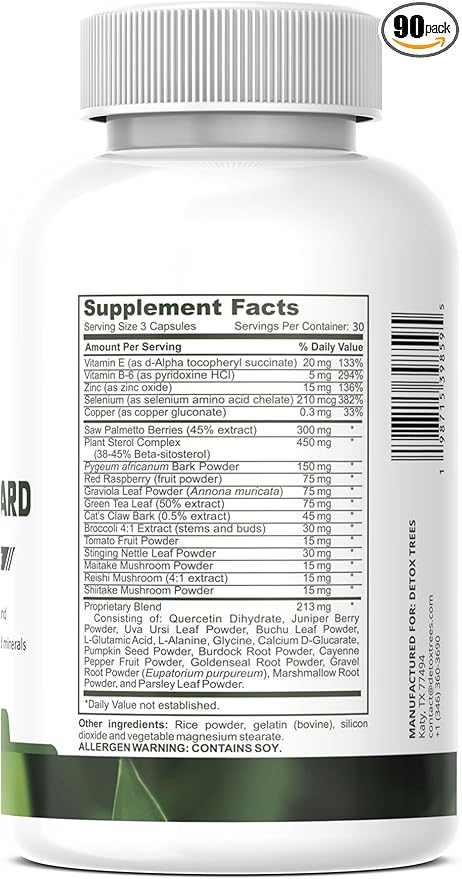 ProstaGuard Prostate Supplement - Prostate Supplements for Men with Saw Palmetto Extract, Pygeum Africanum, Beta Sitosterol and Zinc for Prostate Health & Urinary Tract Health