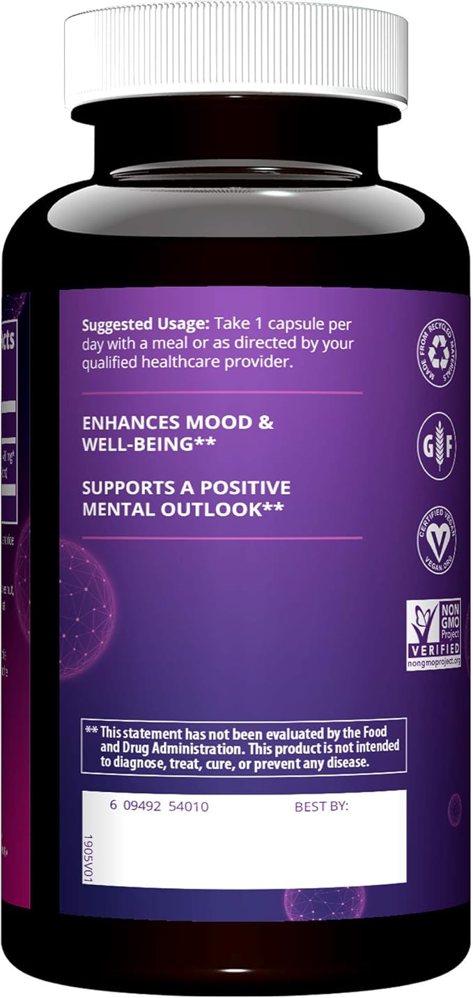 MRM Nutrition St. John’s Wort | 0.3% Hypericin 450mg | Mood + Well-Being Support | Gluten-Free + Vegan | 60 Capsules