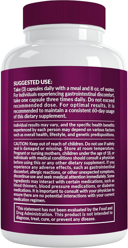 26-in-1 Nitric Oxide Supplement - Blood Pressure Supplements for Heart Health with Coq 10, Organic Beet Root Capsules with Hawthorn Berry and Garlic, 2103mg Per Serving (120 ct, 2 Pack)