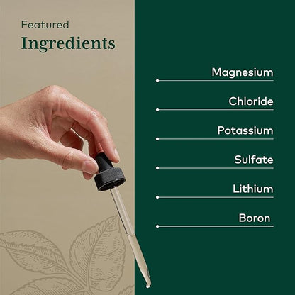 Gaia Herbs Pro Liquid Magnesium with Trace Minerals - Cellular Energy & DNA Production Support Supplement - Liquid Health Supplement with Boron Lithium & Potassium - 4 fl oz (48 Servings)