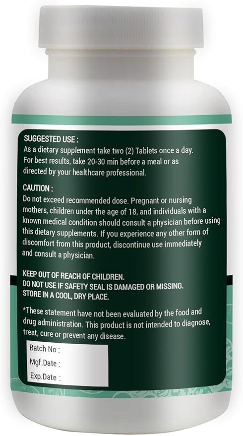 Moringa Tablets with Turmeric and Ginger, 300 Pills, 5 Month Supply, 150 Serving, 1000 Mg per Serving. One Capsule with Multiple Benefits - Supports Digestive Health(Pack of 2)
