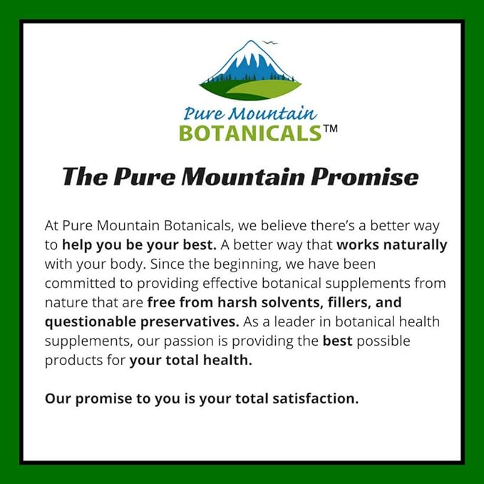 Pure Mountain Botanicals Elderberry Supplement - Vegan Kosher Capsules with 750mg Organic Elderberry and 200mg Elderflower