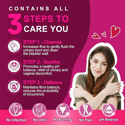 NATURE TARGET Probiotics for Women Digestive Health & Urinary Tract Health with D Mannose & Cranberry