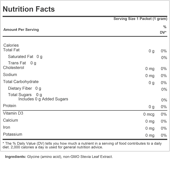 Andrew Lessman Sucress Stevia Sweetener 250 Packets - Natural Non-Caloric Stevia Leaf Sweetener, Zero Calories, Non-GMO, No Added Sugar, Carbohydrates or Flavors, No Artificial Sweeteners.