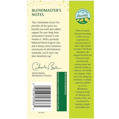 Celestial Seasonings Immune Support Green Tea 20 Tea Bags