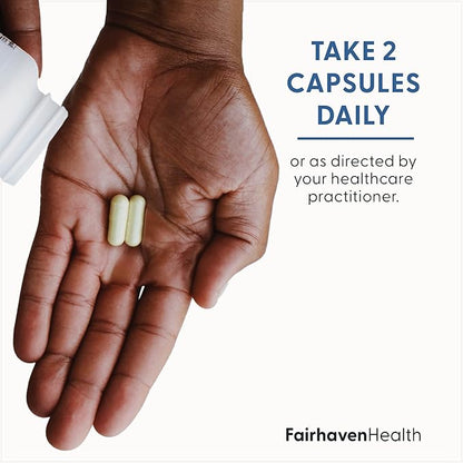 Fairhaven Health MotilityBoost for Men | Prenatal Male Fertility Supplement for Motility Strength | Pre-Conception for Him Includes L-Carnitine, Vitamin B12, B6, CoQ10 and Quercetin | 60 Capsules