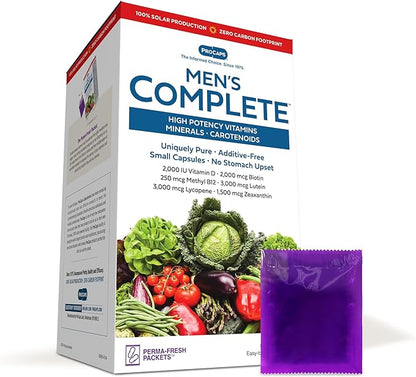 ANDREW LESSMAN Multivitamin-Men's Complete 30 Packets - High Potencies of 30+ Nutrients, Essential Vitamins, Minerals, Carotenoids. Small Easy-to-Swallow. No Binders, No Fillers, No Additives